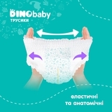 Підгузки-трусики DinoBaby 4 (7-14 кг), 36 шт. - Pampik - 3