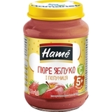 Фруктове пюре Hame яблуко і полуниця, 190 г - Pampik
