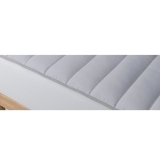 Захисний наматрацник U-Tek Melange Cotton натяжний, бязь, 150х200 см, сірий (MCF150200) - Pampik - 2