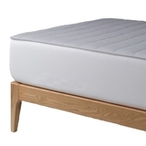 Захисний наматрацник U-Tek Melange Cotton натяжний, бязь, 180х200 см, сірий (MCF180200) - Pampik