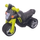 Мотоцикл для катання дитини BIG Спортивний стиль зі звуковим ефектом, зелений (56364) - Pampik