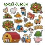 Магнитный набор Magdum Magnetic set Funny Farm (ML4031-10 EN) - Pampik - 2