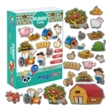 Магнитный набор Magdum Magnetic set Funny Farm (ML4031-10 EN) - Pampik