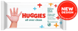 Подарунок. Вологі серветки Huggies BW All Over Clean, 56 шт. - Pampik - 2