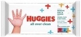 Подарунок. Вологі серветки Huggies BW All Over Clean, 56 шт. - Pampik