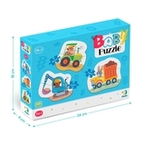 Пазлы 3 в 1 DoDo Транспорт (300392) - Pampik - 2