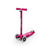 Самокат Micro Maxi Deluxe LED, розовый (MMD077) - Pampik - 2