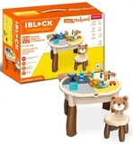 Ігровий стіл та стілець iBlock, з конструктором, 172 деталі (PL-921-286) - Pampik - 5