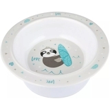 Тарілка з меламіну на присосці Canpol babies Exotic Animals 270 мл, сірий (4/519_grey) - Pampik