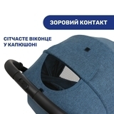 Прогулочная коляска 2 в 1 Chicco Trolley Me, синий (79865.58) - Pampik - 8