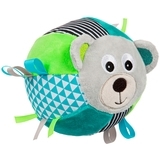 Плюшевий сенсорний м'яч із дзвіночком Canpol babies Bears, сірий (68/074_grey) - Pampik