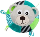 Плюшевий сенсорний м'яч із дзвіночком Canpol babies Bears, сірий (68/074_grey) - Pampik - 2