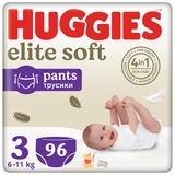 Підгузки-трусики Huggies Elite Soft Pants 3 (6-11 кг), 96 шт. - Pampik