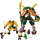 Конструктор LEGO NINJAGO Командні роботи ніндзя Ллойда та Арін, 764 деталі (71794) - Pampik - 2