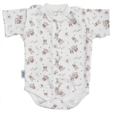 Боді-футболка Twins, інтерлок, р.68, print, білий з принтом (W-112-TB-К68-20) - Pampik - 7