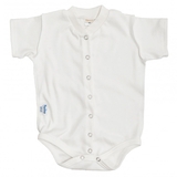 Боді-футболка Twins, інтерлок, р.68, ecru, молочний (W-112-TB-К68-202) - Pampik