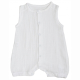 Пісочник Twins, муслін, р.74, white, білий (W-103-PTМ74-01) - Pampik