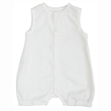 Пісочник Twins Linen, льон, р.74, white, білий (W-104-PTL74-01) - Pampik