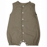 Пісочник Twins Linen, льон, р.62, beige, бежевий (W-104-PTL62-02) - Pampik