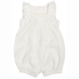 Песочник Caramel Cool girl Помпоны, хлопок, р.56-62, ecru, молочный (TK8390-62) - Pampik