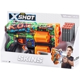 Скорострельный бластер Zuru X-Shot Skins Dread К.О., 12 патронов (36517B) - Pampik