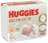 Підгузки на липучках Huggies Extra Care 0 (<3,5 кг), 25 шт. - Pampik
