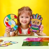 Набір для творчості Vladi Toys Foil Craft Пташки, українська мова (VT4433-12) - Pampik - 7