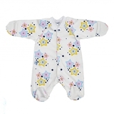 Комбінезон-чоловічок Twins, інтерлок, р.52, print, білий з принтом (W-111-TК-52-20) - Pampik