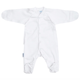 Комбінезон-чоловічок Twins, інтерлок, р.62, white, білий (W-111-TК-62-01) - Pampik