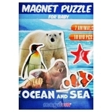 Набір магнітних пазлів Magdum Magnets puzzle for baby Ocean and Sea (ML4031-35 EN) - Pampik