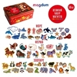Набір магнітів Magdum Новорічний Тварини, 56 шт. (ML4032-30) - Pampik - 2