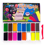 Пластилін "НеЗнайка" 16 кольорів (832530) - Pampik - 2