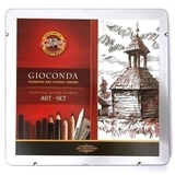 Набор художественный "Gioconda" в металлической коробке, 24 предмета Koh-I-Noor - Pampik - 2