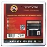 Набор художественный "Gioconda" в металлической коробке, 24 предмета Koh-I-Noor - Pampik - 4