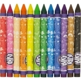 Олівці кольорові воскові Школярик Crayons Unicorn, 12 кольорів (316121009) - Pampik - 2