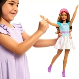 Кукла Barbie Моя первая Barbie, шатенка с зайчонком (HLL21) - Pampik - 5