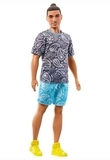 Лялька Barbie Кен Модник у футболці з візерунком пейслі (HJT09) - Pampik