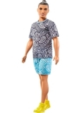 Лялька Barbie Кен Модник у футболці з візерунком пейслі (HJT09) - Pampik - 2