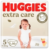 Підгузки на липучках Huggies Extra Care 5 (11-25 кг), 50 шт. - Pampik