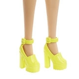 ​Кукла Barbie Fashionistas с брекетами в полосатом платье (HPF73) - Pampik - 4