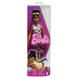 ​Кукла Barbie Fashionistas в платье с узором в ромб (HJT07) - Pampik - 5