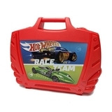 Гаражний кейс Hot Wheels для зберігання машинок, червоний (HWCC16) - Pampik