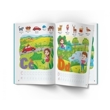 Школа сучасного чомусика. English ABC, 128 розвиваючих наліпок (F00029943) - Pampik - 3