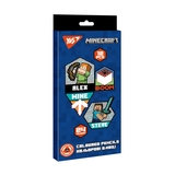 Карандаши цветные Yes Minecraft, двухсторонние, 12 шт (5056574404626) - Pampik