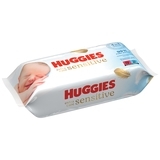 Влажные салфетки Huggies Extra Care Sensitive, 56 шт. - Pampik - 2