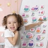 Набор магнитов Magdum Свинка Пеппа Семья Пеппы (МЕ 5031-04) - Pampik - 6