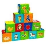 Набір м'яких кубиків Масік Тварини (MC 090601-04) - Pampik