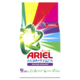 Подарок. Стиральный порошок Ariel Аква-Пудра Колор, 2,7 кг + Кондиционер для белья Lenor Свежесть хлопка, для чувствительной кожи, 700 мл - Pampik - 2