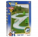 Великий гоночний трек для металевих машин "Poli Rail Set" Robocar Poli (83250) - Pampik