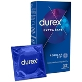 Презервативи латексні з силіконовою змазкою Durex Extra Safe максимальна надійність, 12 шт. - Pampik